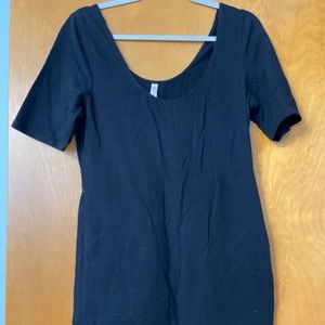 Xhilaration shirt dress black